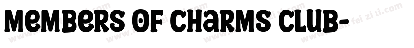 Members of Charms Club字体转换